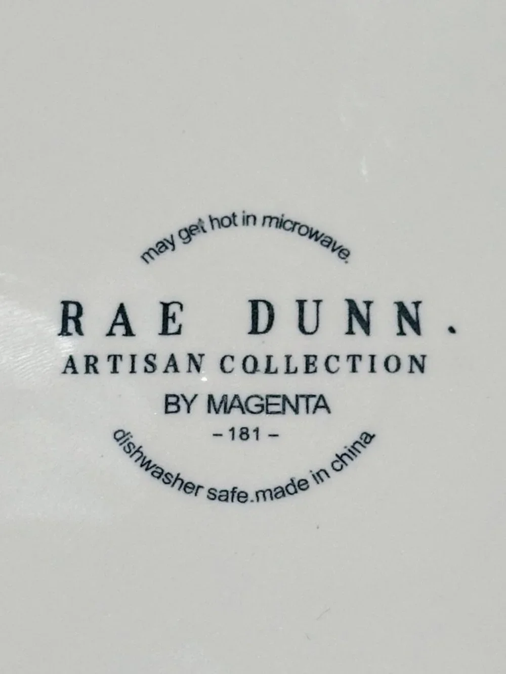 Rae Dunn by Magenta DEVOUR Dog Pet Food Water Bowl Artisan Collection 6 Inch